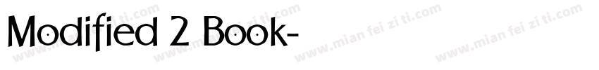 Modified 2 Book字体转换